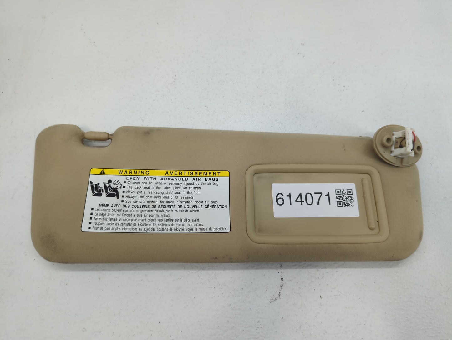 2007-2009 Lexus Ls460 Sun Visor Shade Replacement Passenger Right Mirror Fits Fits 2007 2008 2009 OEM Used Auto Parts - Oemu