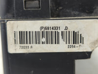 2007-2017 Lexus Ls460 Fusebox Fuse Box Panel Relay Module P/N:72033 R 68143314AD Fits OEM Used Auto Parts - Oemusedautoparts