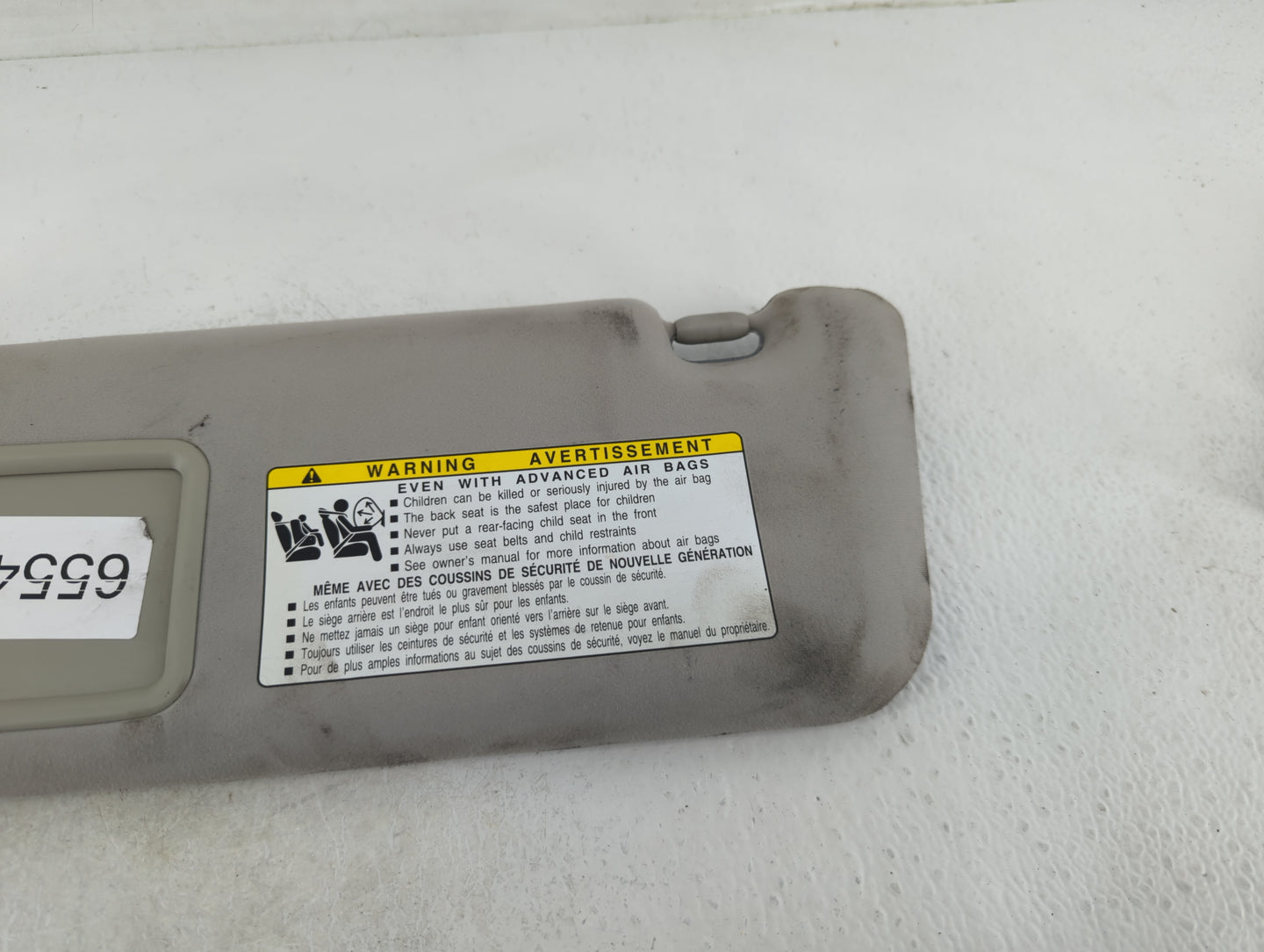 2007-2009 Lexus Ls460 Sun Visor Shade Replacement Driver Left Mirror Fits Fits 2007 2008 2009 OEM Used Auto Parts - Oemuseda