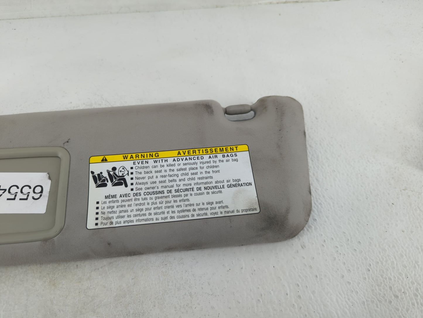 2007-2009 Lexus Ls460 Sun Visor Shade Replacement Driver Left Mirror Fits Fits 2007 2008 2009 OEM Used Auto Parts - Oemuseda