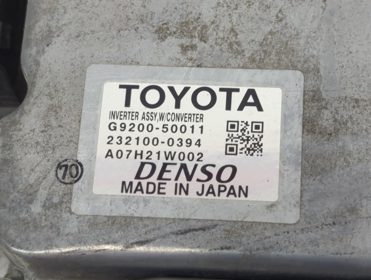 2008 Lexus Ls600h Hybrid DC Synergy Drive Power Inverter P/N:A07H21W002 G9200-50011 Fits OEM Used Auto Parts - Oemusedautopa