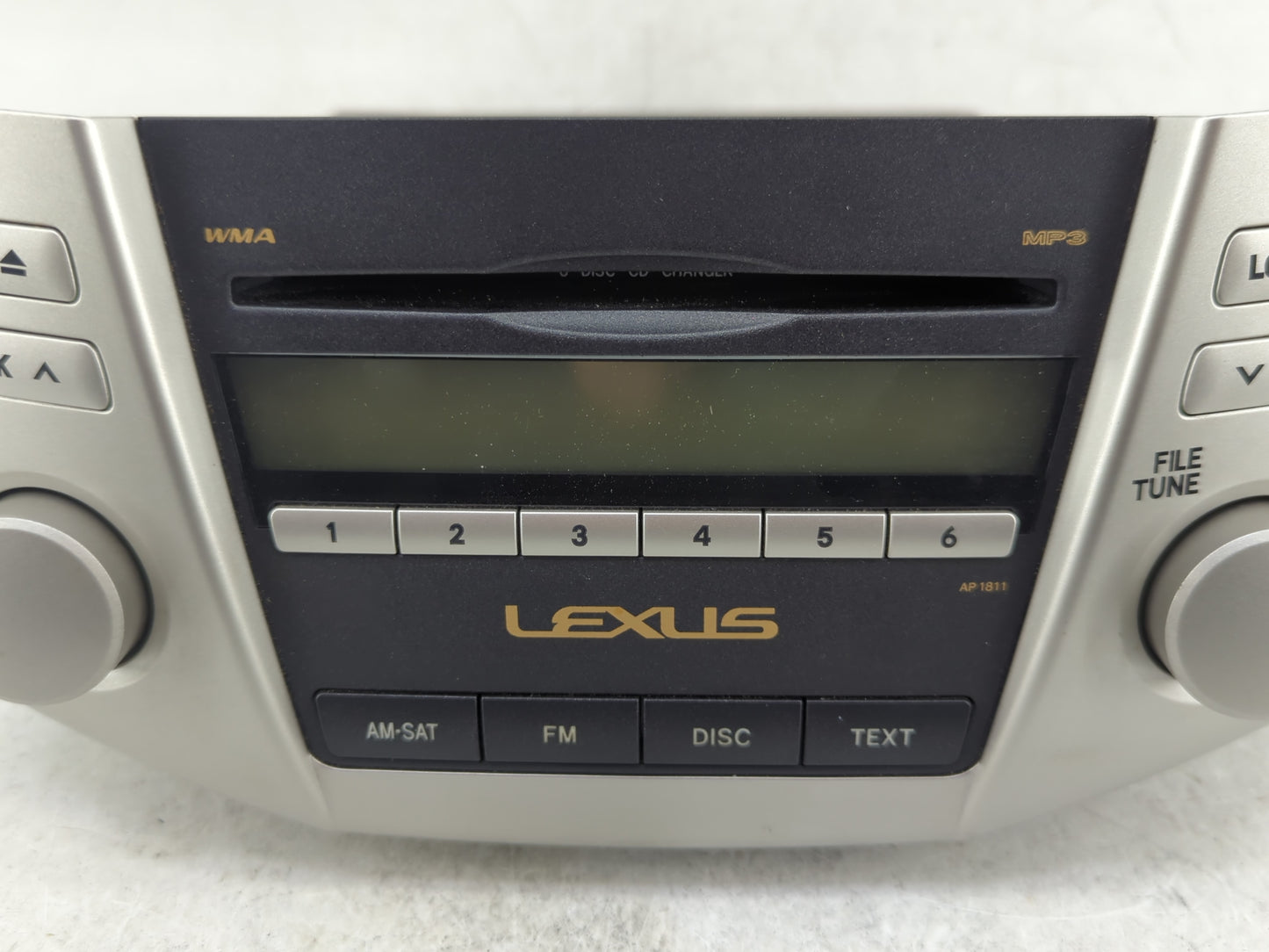 2007-2009 Lexus Rx350 Radio AM FM Cd Player Receiver Replacement P/N:86120-0E030 Fits Fits 2006 2007 2008 2009 OEM Used Auto