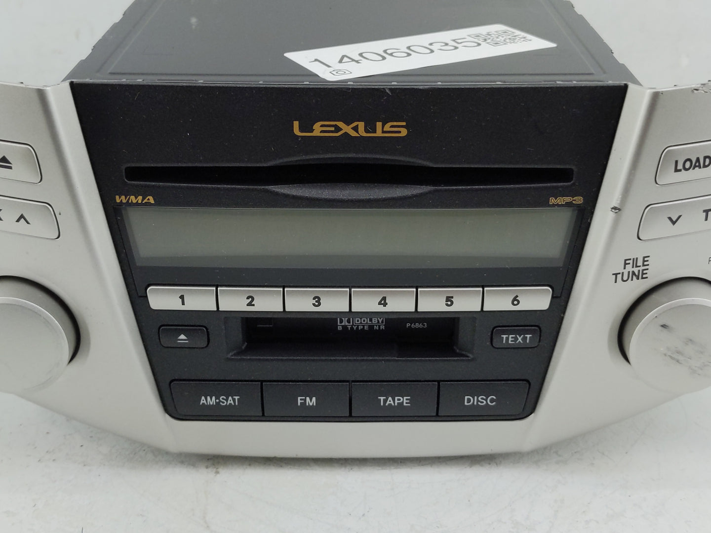 2007-2009 Lexus Rx350 Radio AM FM Cd Player Receiver Replacement P/N:86120-48A20 Fits Fits 2006 2007 2008 2009 OEM Used Auto