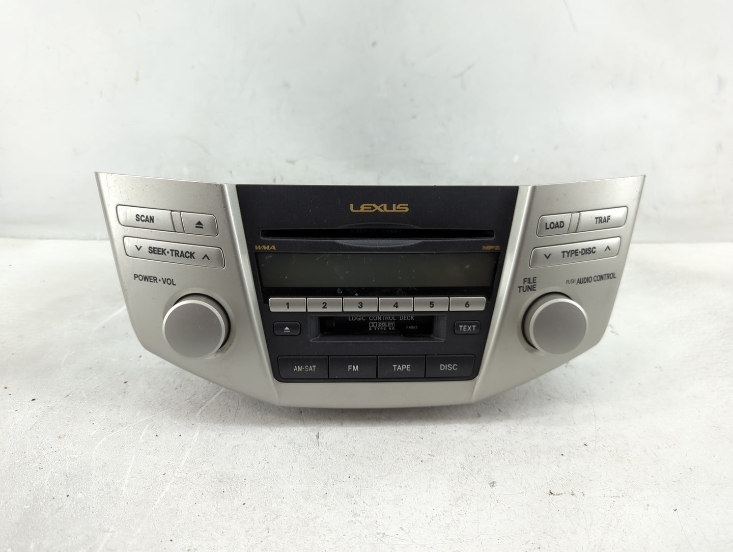 2007-2009 Lexus Rx350 Radio AM FM Cd Player Receiver Replacement P/N:86120-48A20 Fits Fits 2006 2007 2008 2009 OEM Used Auto