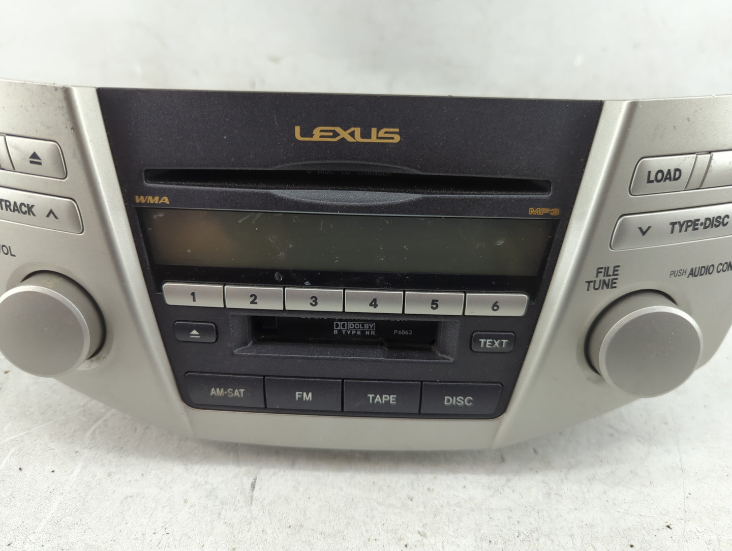 2007-2009 Lexus Rx350 Radio AM FM Cd Player Receiver Replacement P/N:86120-48A20 Fits Fits 2006 2007 2008 2009 OEM Used Auto