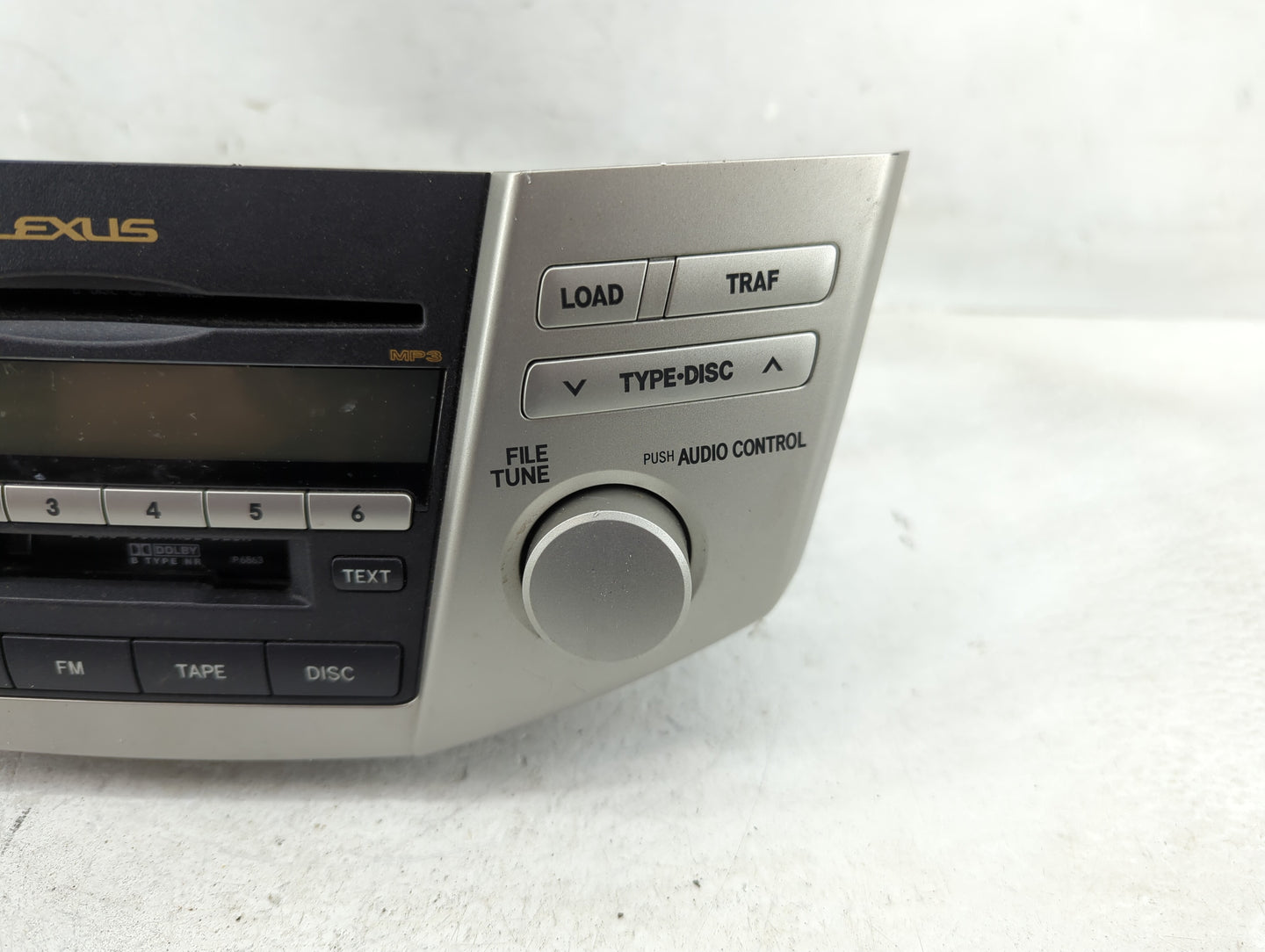 2007-2009 Lexus Rx350 Radio AM FM Cd Player Receiver Replacement P/N:86120-48A20 Fits Fits 2006 2007 2008 2009 OEM Used Auto