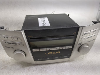 compare product 2007-2009 Lexus Rx350 Radio AM FM Cd Player Receiver Replacement P/N:86120-48A00 Fits Fits 2006 2007 2008 2009 OEM Used Auto Parts