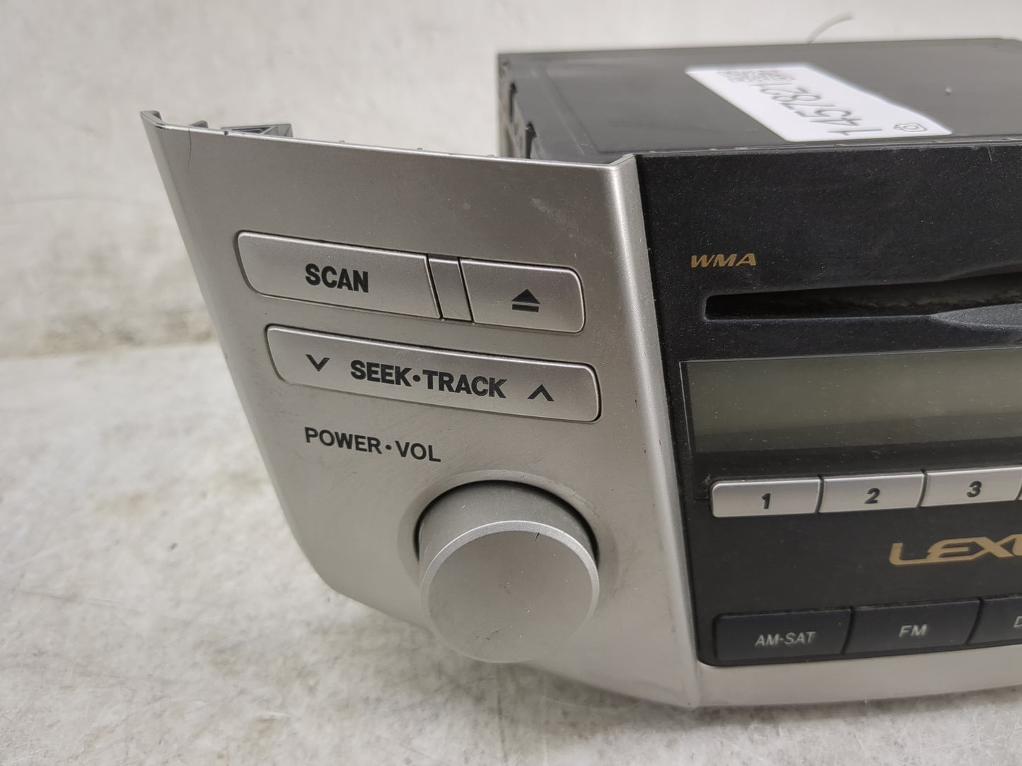 2007-2009 Lexus Rx350 Radio AM FM Cd Player Receiver Replacement P/N:86120-48A00 Fits Fits 2006 2007 2008 2009 OEM Used Auto