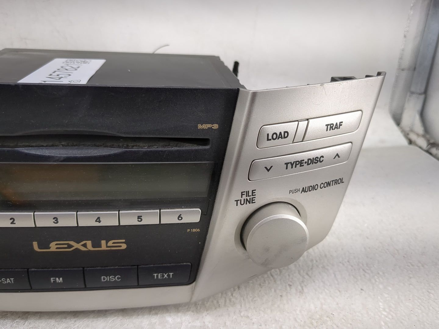 2007-2009 Lexus Rx350 Radio AM FM Cd Player Receiver Replacement P/N:86120-48A00 Fits Fits 2006 2007 2008 2009 OEM Used Auto