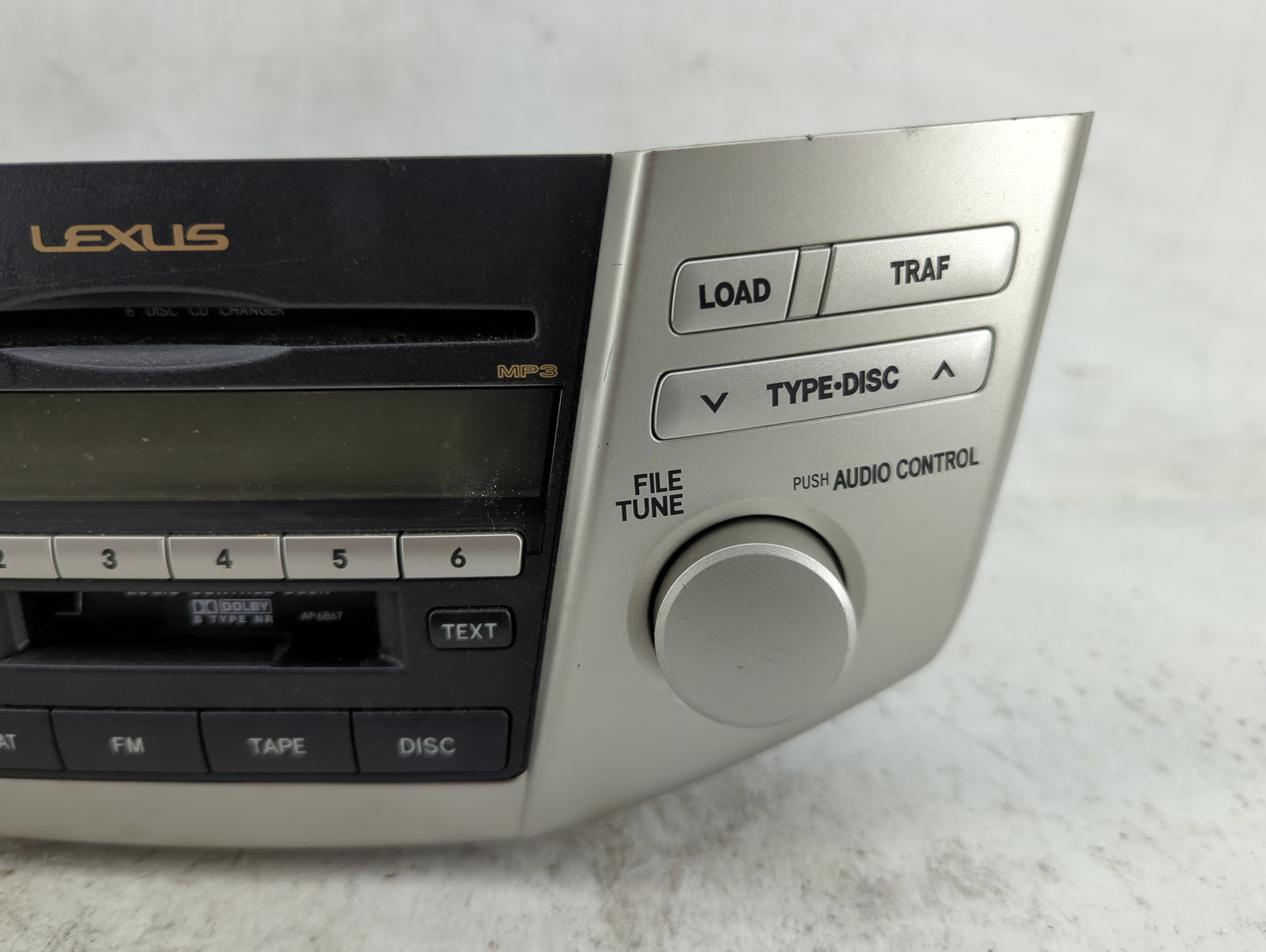 2007-2009 Lexus Rx350 Radio AM FM Cd Player Receiver Replacement P/N:86120-0E070 FX-MG9167ZT Fits Fits 2006 2007 2008 2009 O