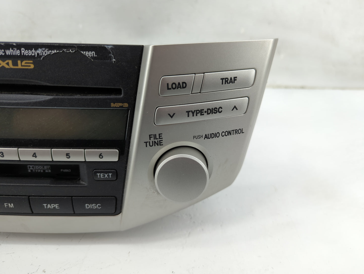 2007-2008 Lexus Rx400 Radio AM FM Cd Player Receiver Replacement P/N:86120-48A20 FX-MG9067ZT-02 Fits Fits 2006 2007 2008 200