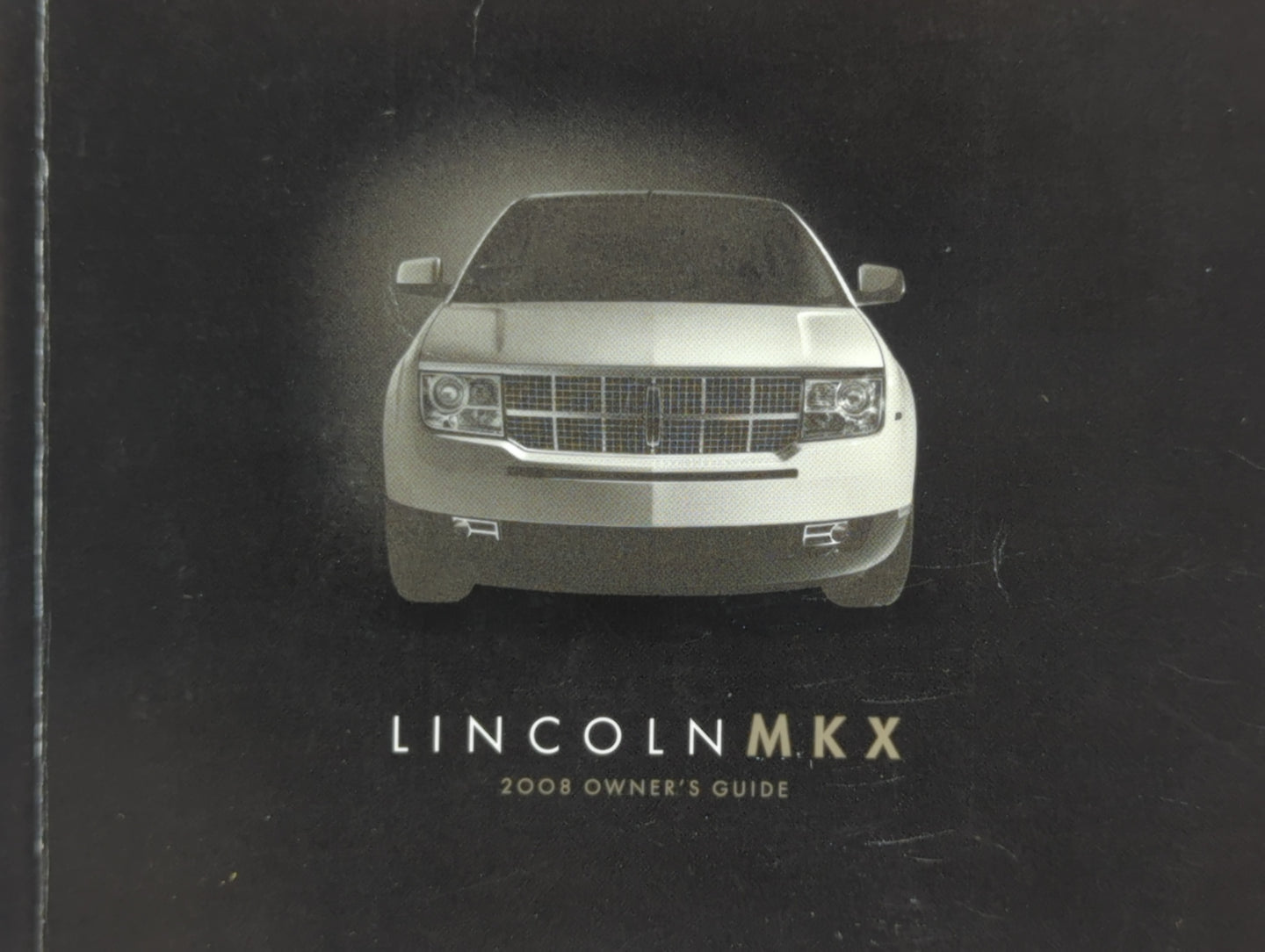2008 Lincoln Mkx Owners Manual Book Guide P/N:8A1J 19A321 AA OEM Used Auto Parts - Oemusedautoparts1.com