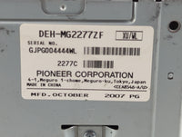 2008 Lincoln Mkx Radio AM FM Cd Player Receiver Replacement P/N:DEH-MG2277ZF Fits OEM Used Auto Parts - Oemusedautoparts1.co