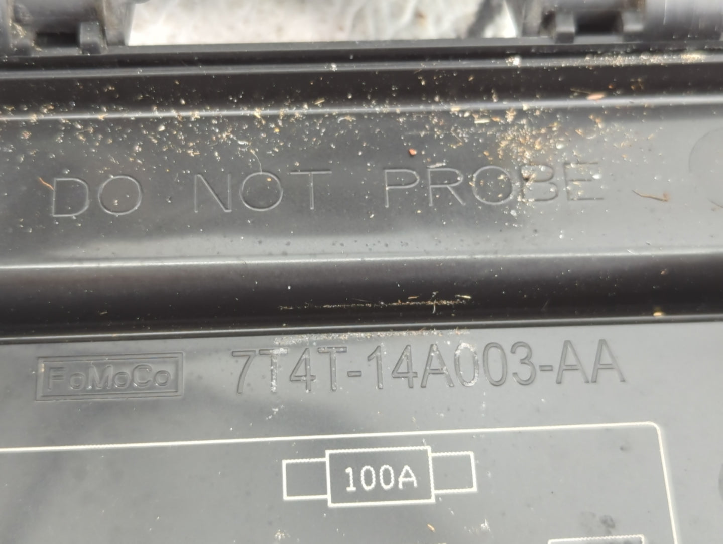 2007-2010 Lincoln Mkx Fusebox Fuse Box Panel Relay Module P/N:7T4T-14A003-AA Fits Fits 2007 2008 2009 2010 OEM Used Auto Par