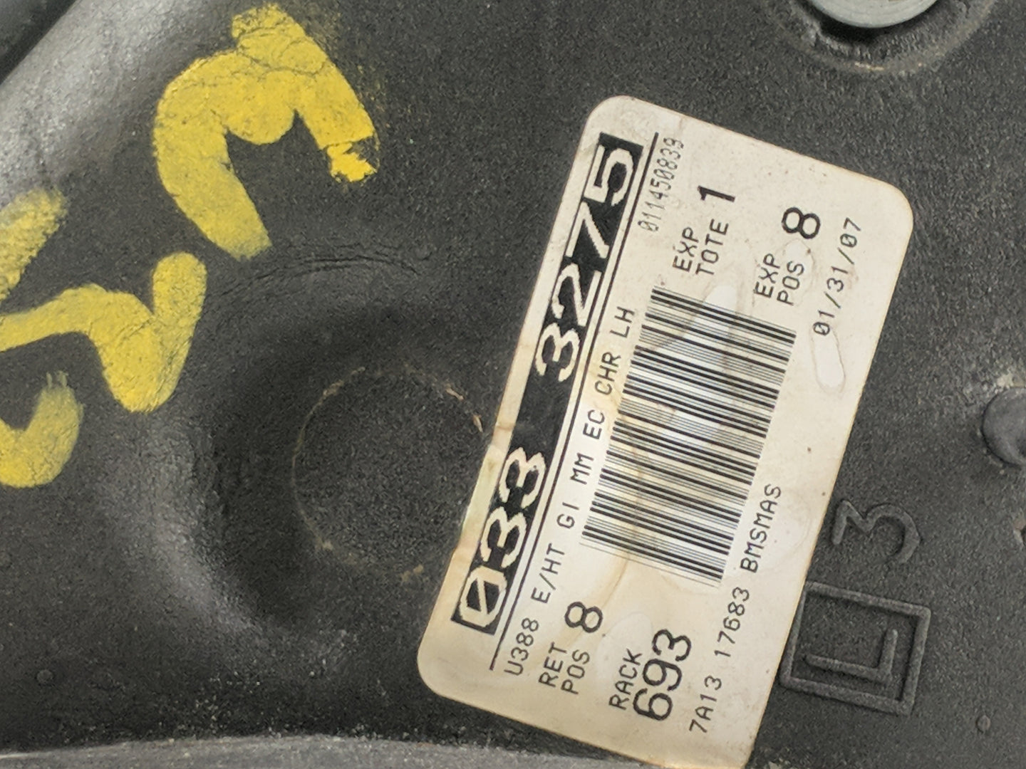 2007-2009 Lincoln Mkx Side Mirror Replacement Driver Left View Door Mirror P/N:326 2978 Fits Fits 2007 2008 2009 OEM Used Au