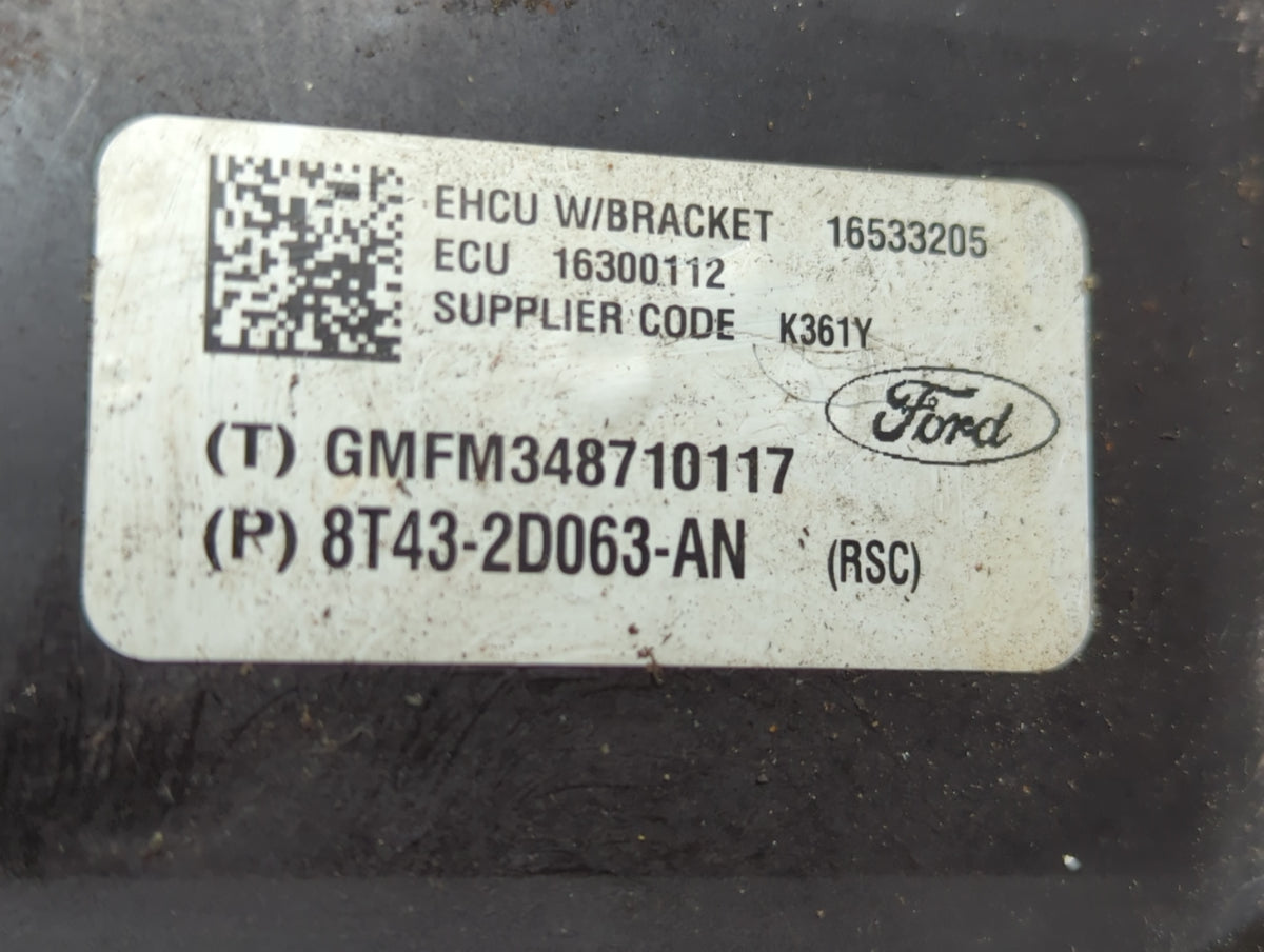 2008-2009 Lincoln Mkx Anti-Lock Brake ABS Pump Module Actuator OEM P/N:8T43-2D063-AN Fits Fits 2008 2009 OEM Used Auto Parts