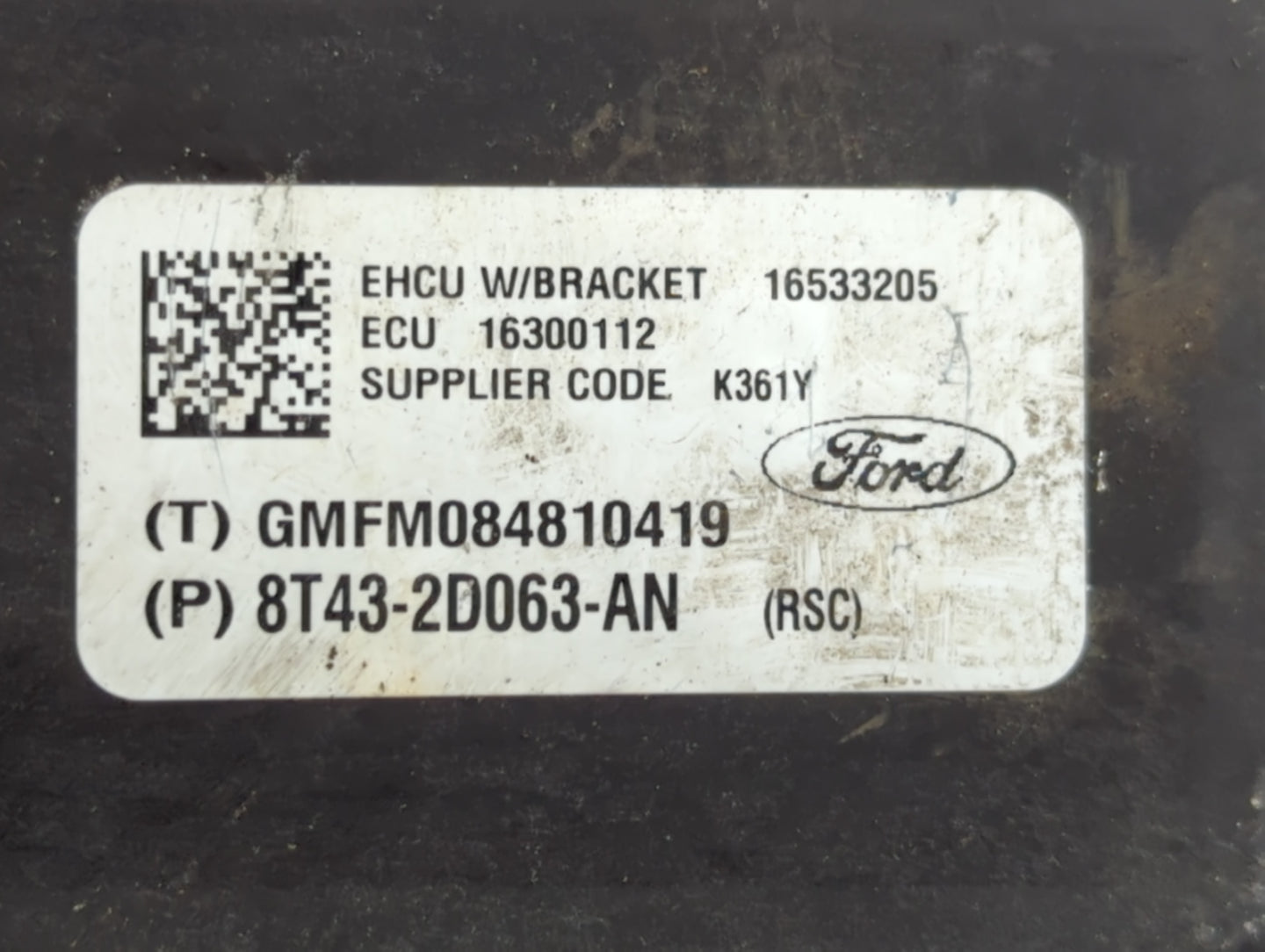 2008-2009 Lincoln Mkx ABS Pump Control Module Replacement P/N:8T43-2D063-AN Fits Fits 2008 2009 OEM Used Auto Parts - Oemuse