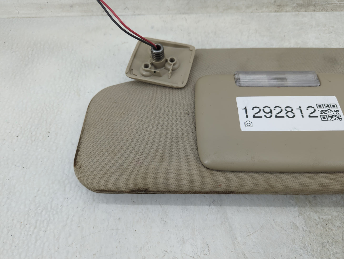 2007-2010 Lincoln Mkx Sun Visor Shade Replacement Driver Left Mirror Fits Fits 2007 2008 2009 2010 OEM Used Auto Parts - Oem