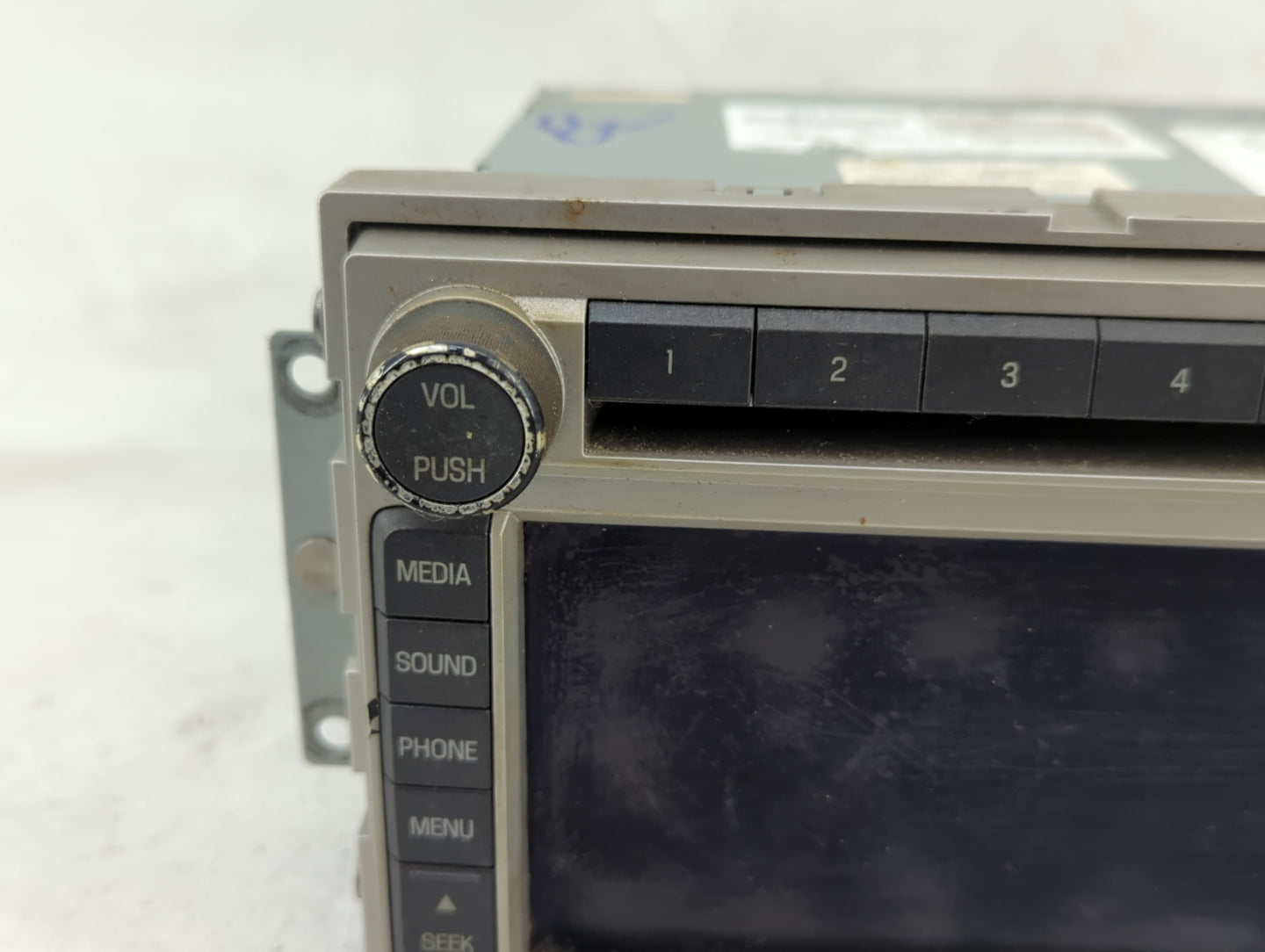 2008 Lincoln Mkx Radio AM FM Cd Player Receiver Replacement P/N:8A1T18K931DA Fits OEM Used Auto Parts - Oemusedautoparts1.co