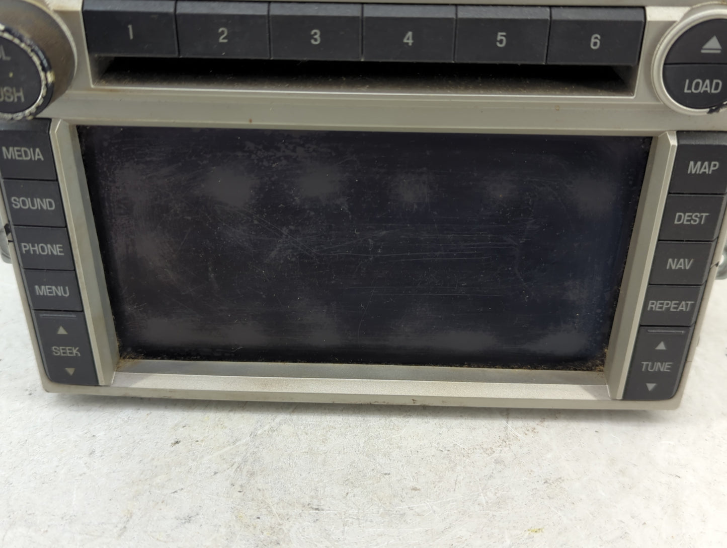 2008 Lincoln Mkx Radio AM FM Cd Player Receiver Replacement P/N:8A1T18K931DA Fits OEM Used Auto Parts - Oemusedautoparts1.co