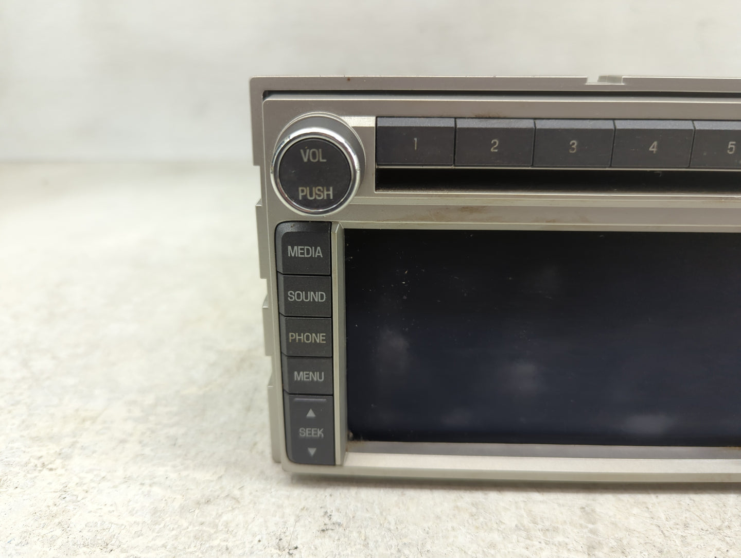 2008 Lincoln Mkx Radio AM FM Cd Player Receiver Replacement P/N:8A1T-18K931-CA Fits OEM Used Auto Parts - Oemusedautoparts1.