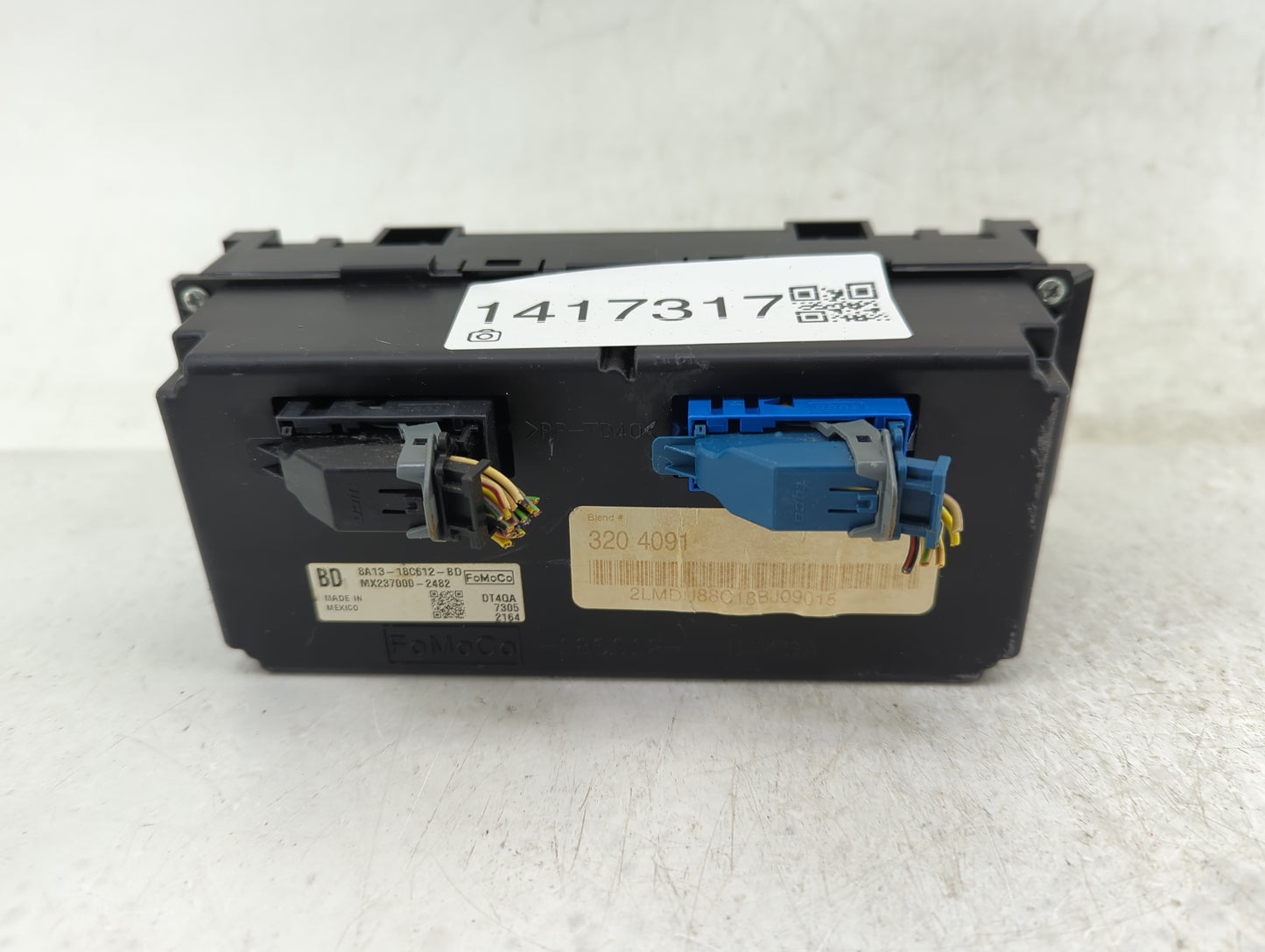 2008-2010 Lincoln Mkx Climate Control Module Temperature AC/Heater Replacement P/N:8A13-18C612-BD Fits Fits 2008 2009 2010 O
