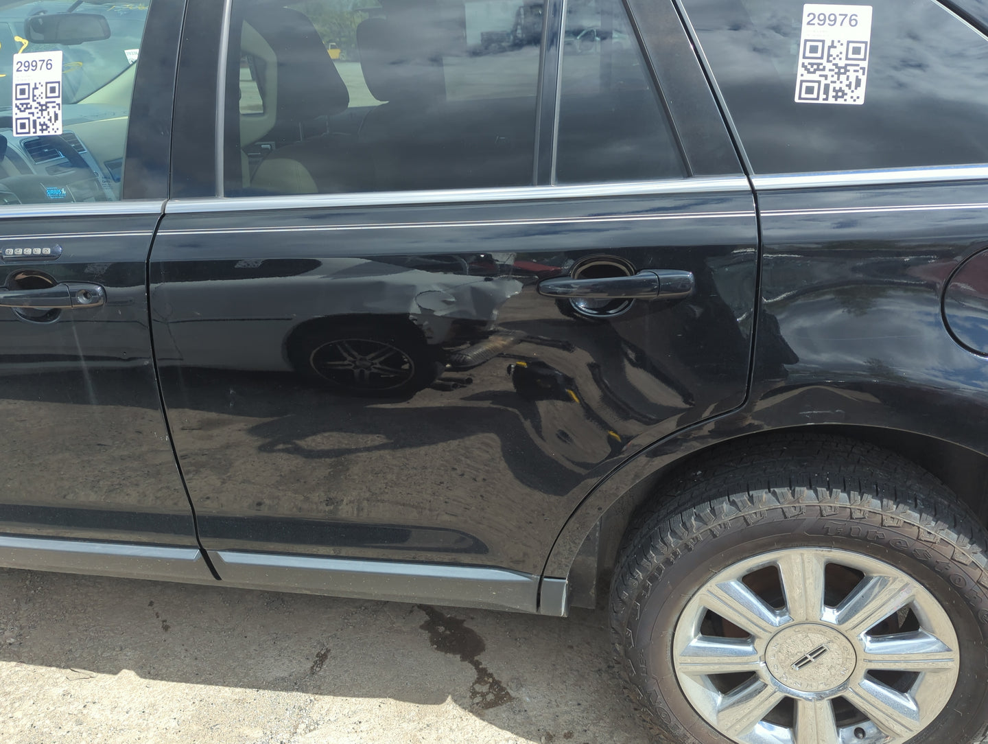 2007-2010 Lincoln Mkx Driver Rear Door Oem - Oemusedautoparts1.com