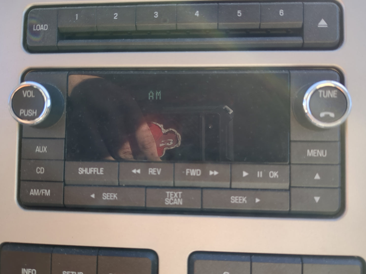 2008 Lincoln Mkx Radio AM FM Cd Player Receiver Replacement Fits OEM Used Auto Parts - Oemusedautoparts1.com