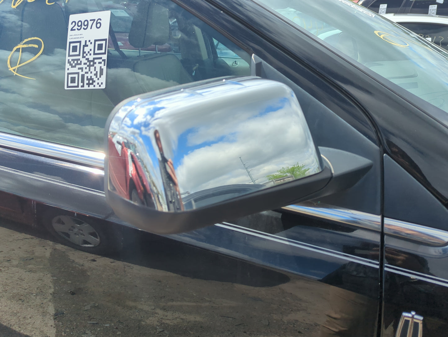 2007-2009 Lincoln Mkx Passenger Side View Mirror - Right Door Mirror OEM Used - Oemusedautoparts1.com