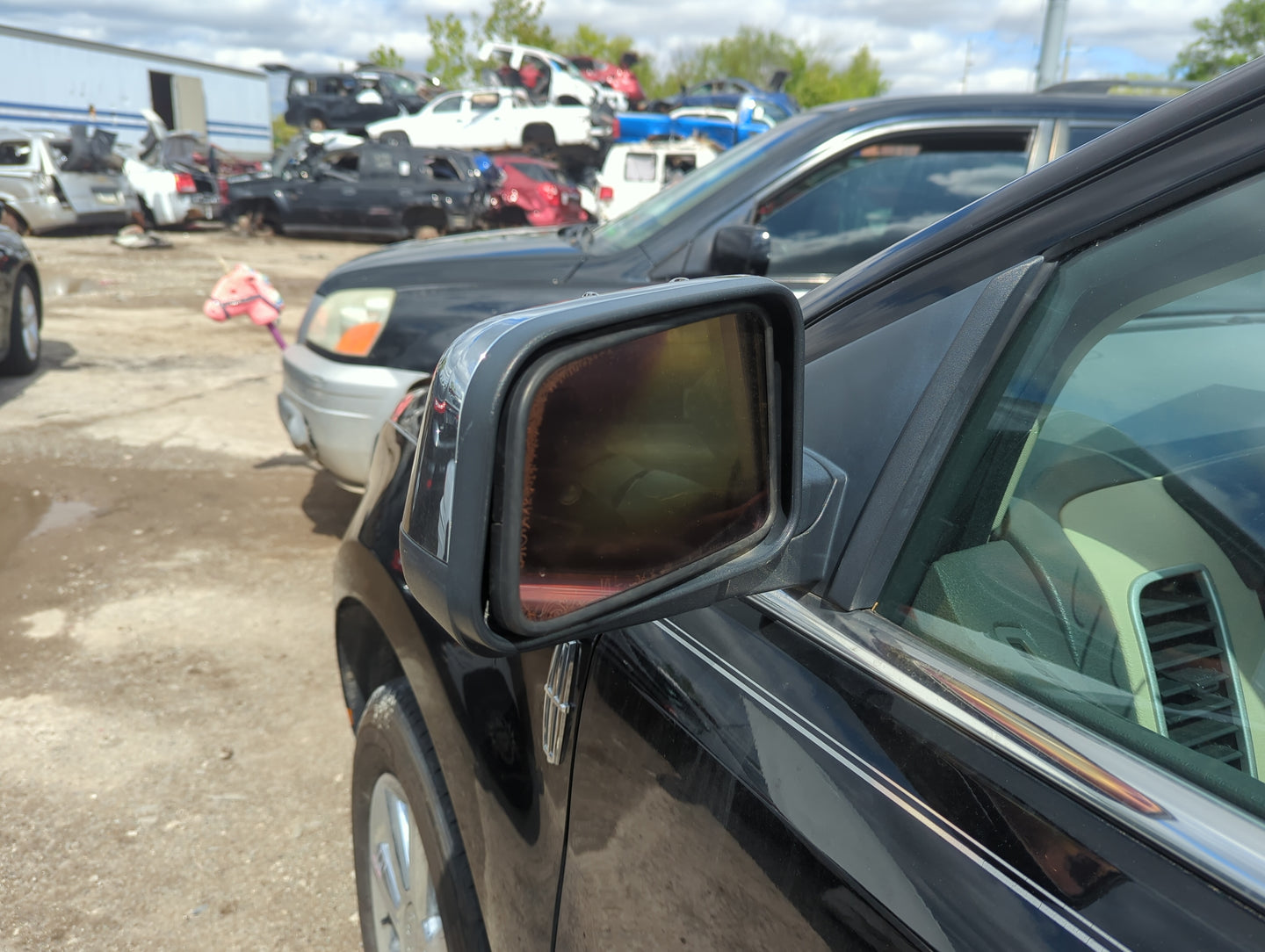 2007-2009 Lincoln Mkx Driver Side View Mirror - Left Door Mirror OEM Used - Oemusedautoparts1.com