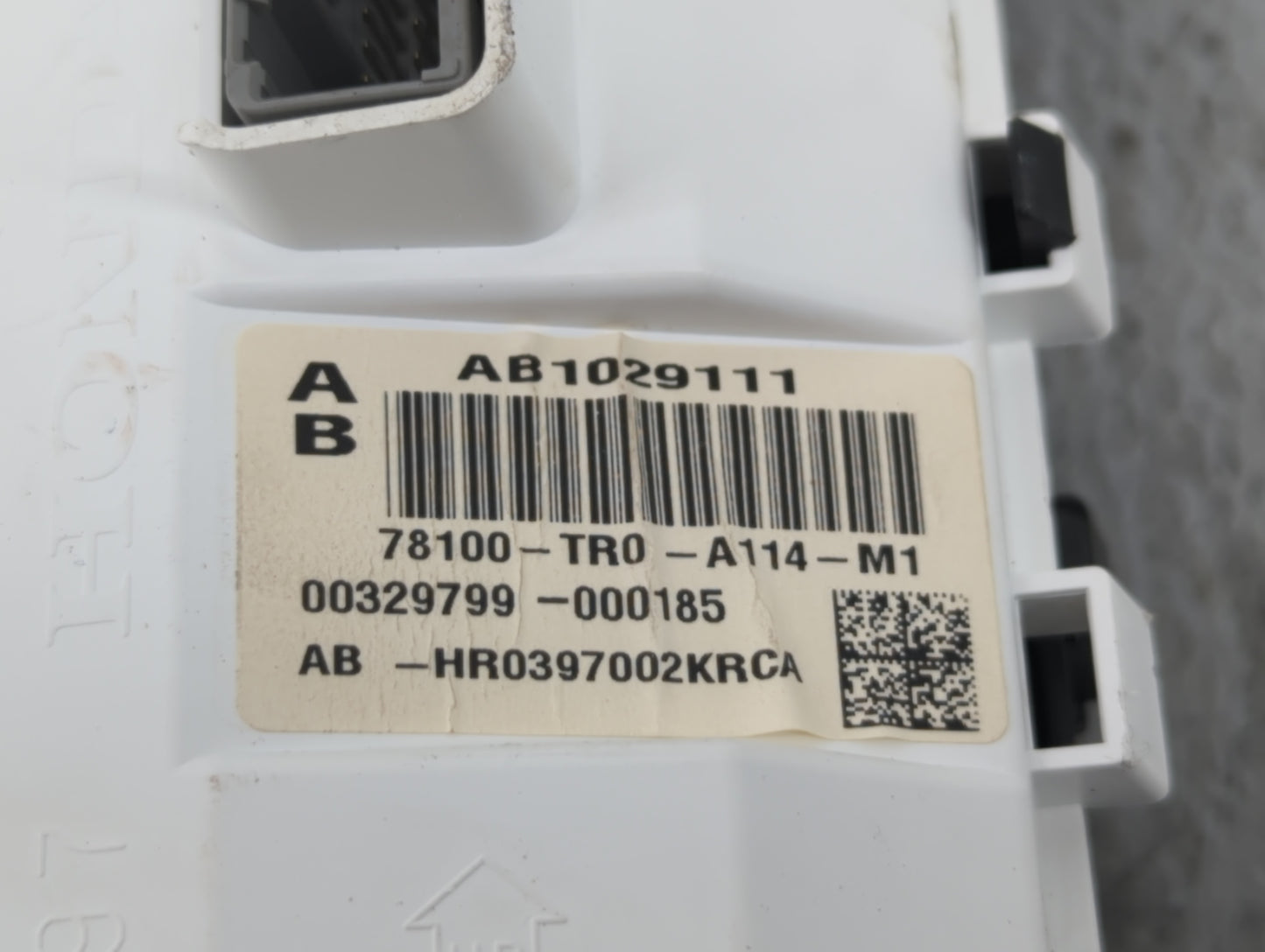 2007-2008 Lincoln Mkx Instrument Cluster Speedometer Gauges P/N:78100-TR0-A114-M1 Fits Fits 2007 2008 OEM Used Auto Parts - 