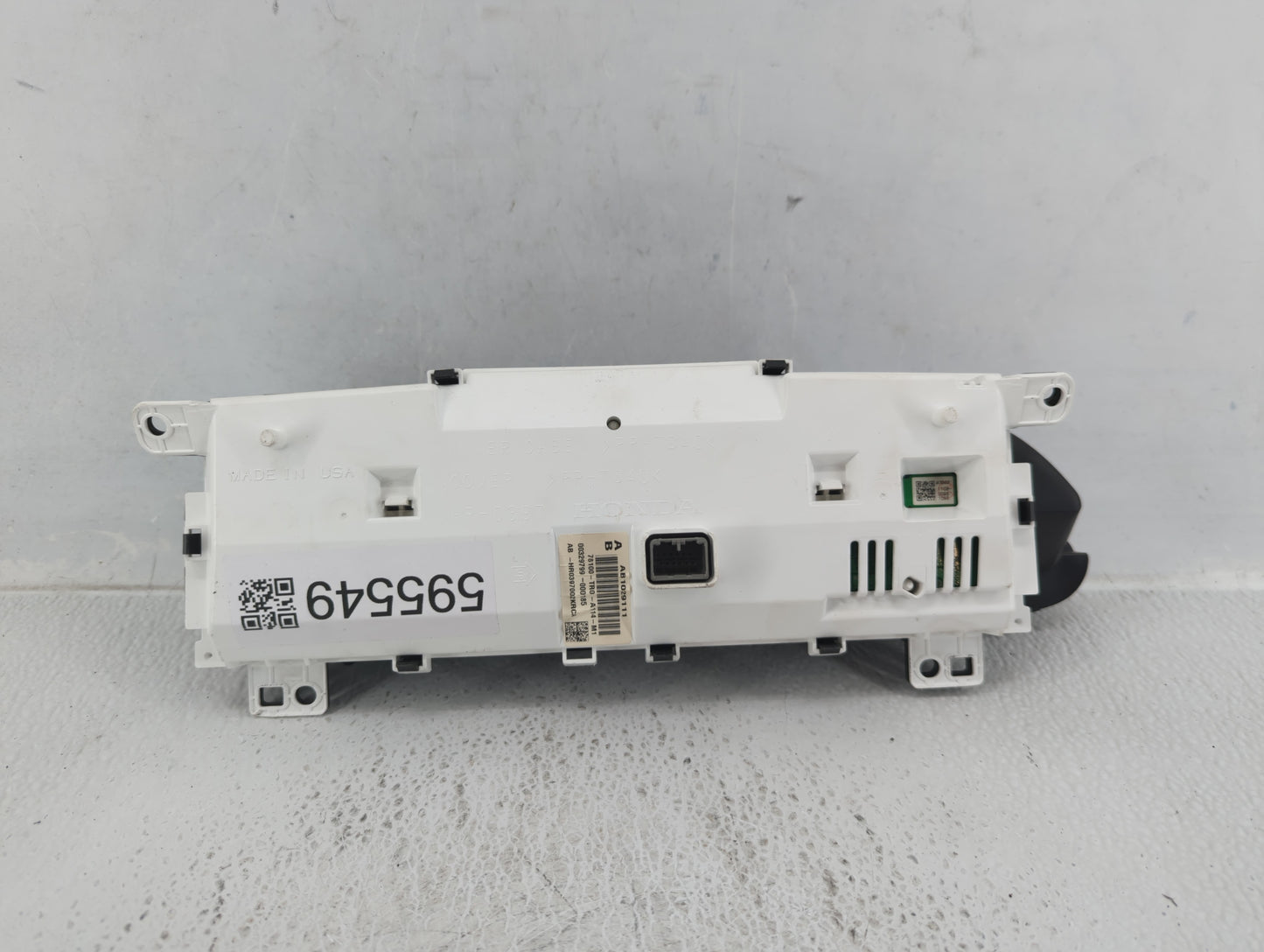 2007-2008 Lincoln Mkx Instrument Cluster Speedometer Gauges P/N:78100-TR0-A114-M1 Fits Fits 2007 2008 OEM Used Auto Parts - 