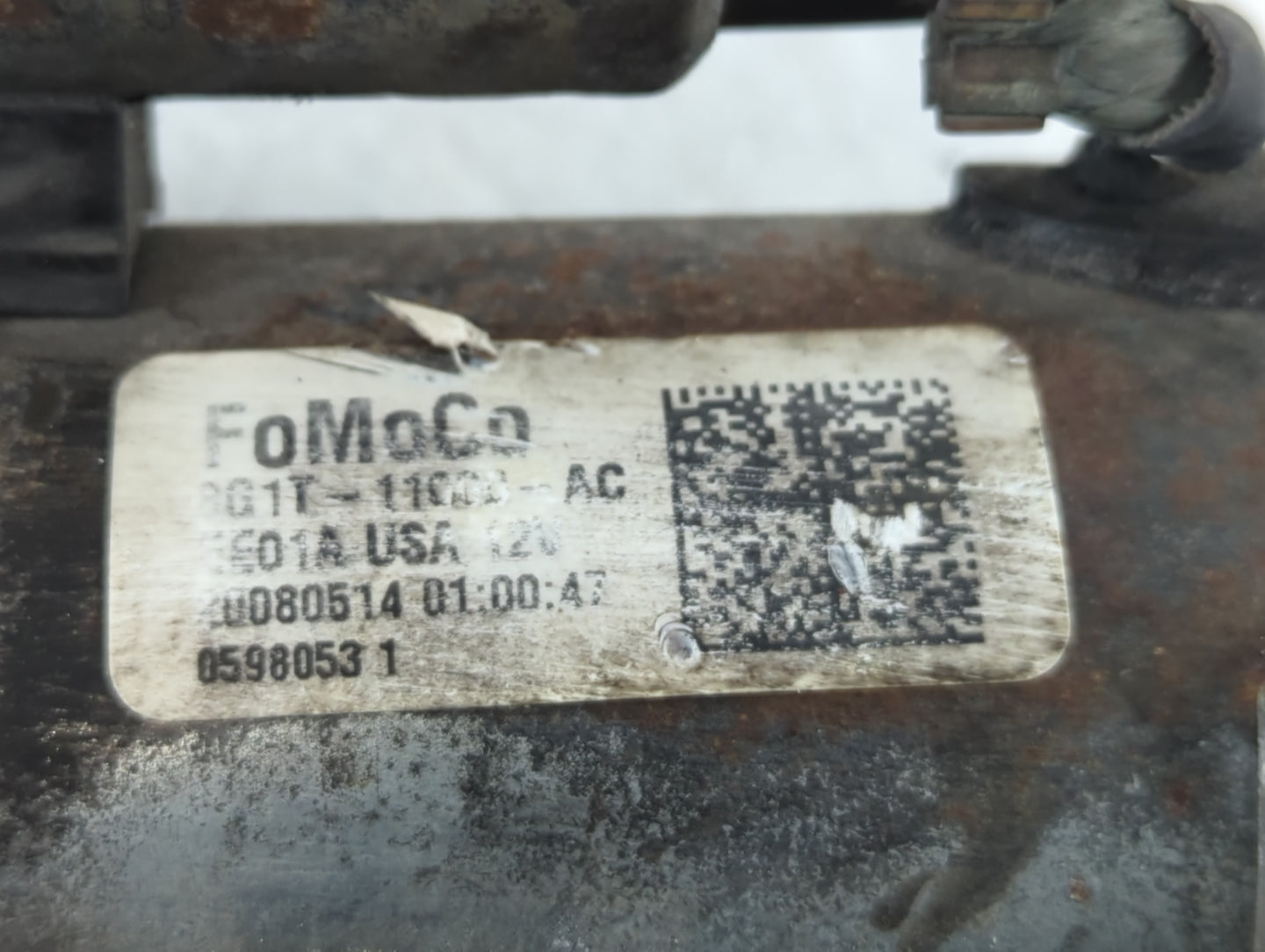2007-2018 Lincoln Mkx Car Starter Motor Solenoid OEM P/N:8G1T-11000-AC Fits OEM Used Auto Parts - Oemusedautoparts1.com
