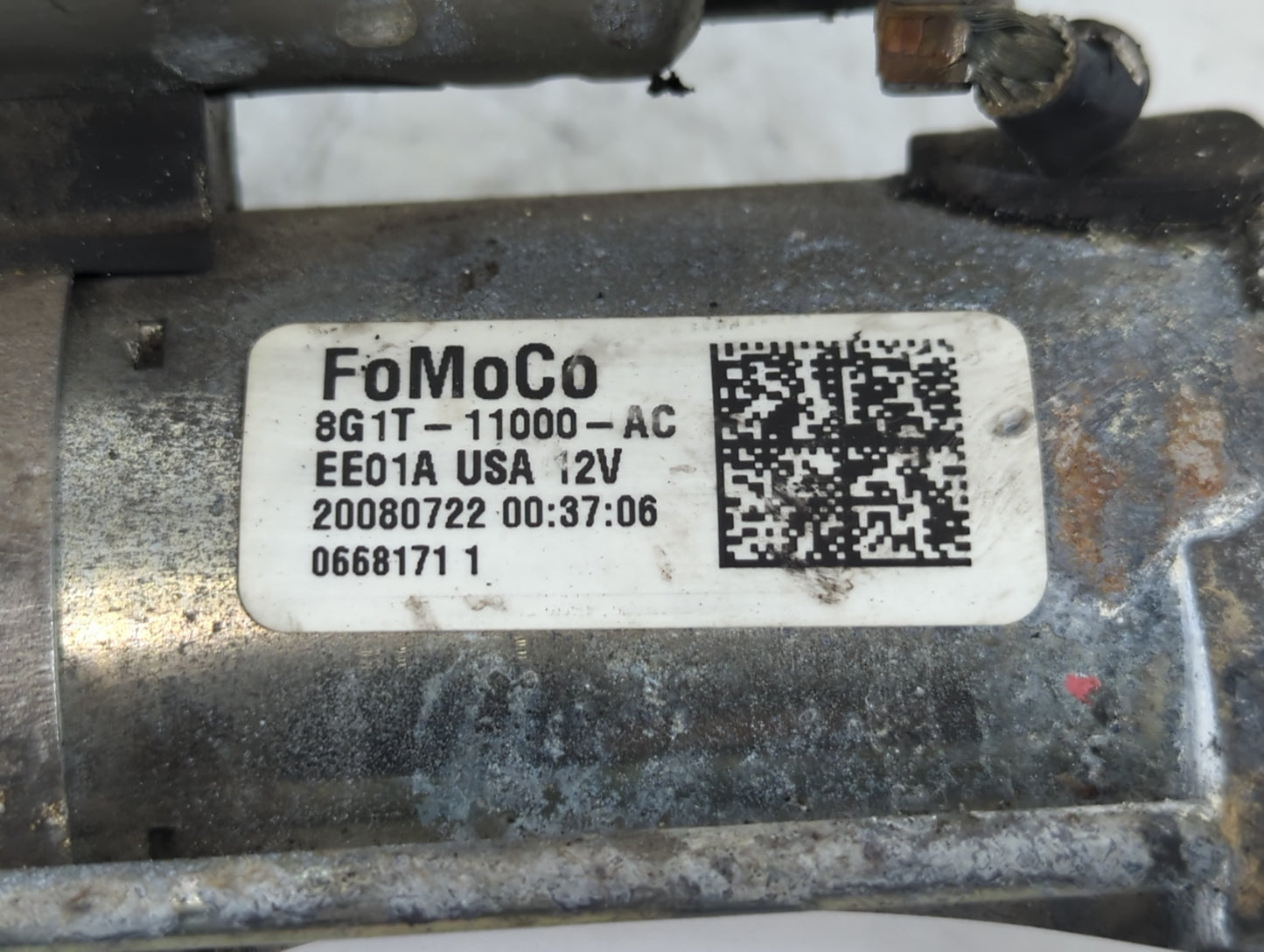 2007-2018 Lincoln Mkx Car Starter Motor Solenoid OEM P/N:8G1T-11000-AC Fits OEM Used Auto Parts - Oemusedautoparts1.com