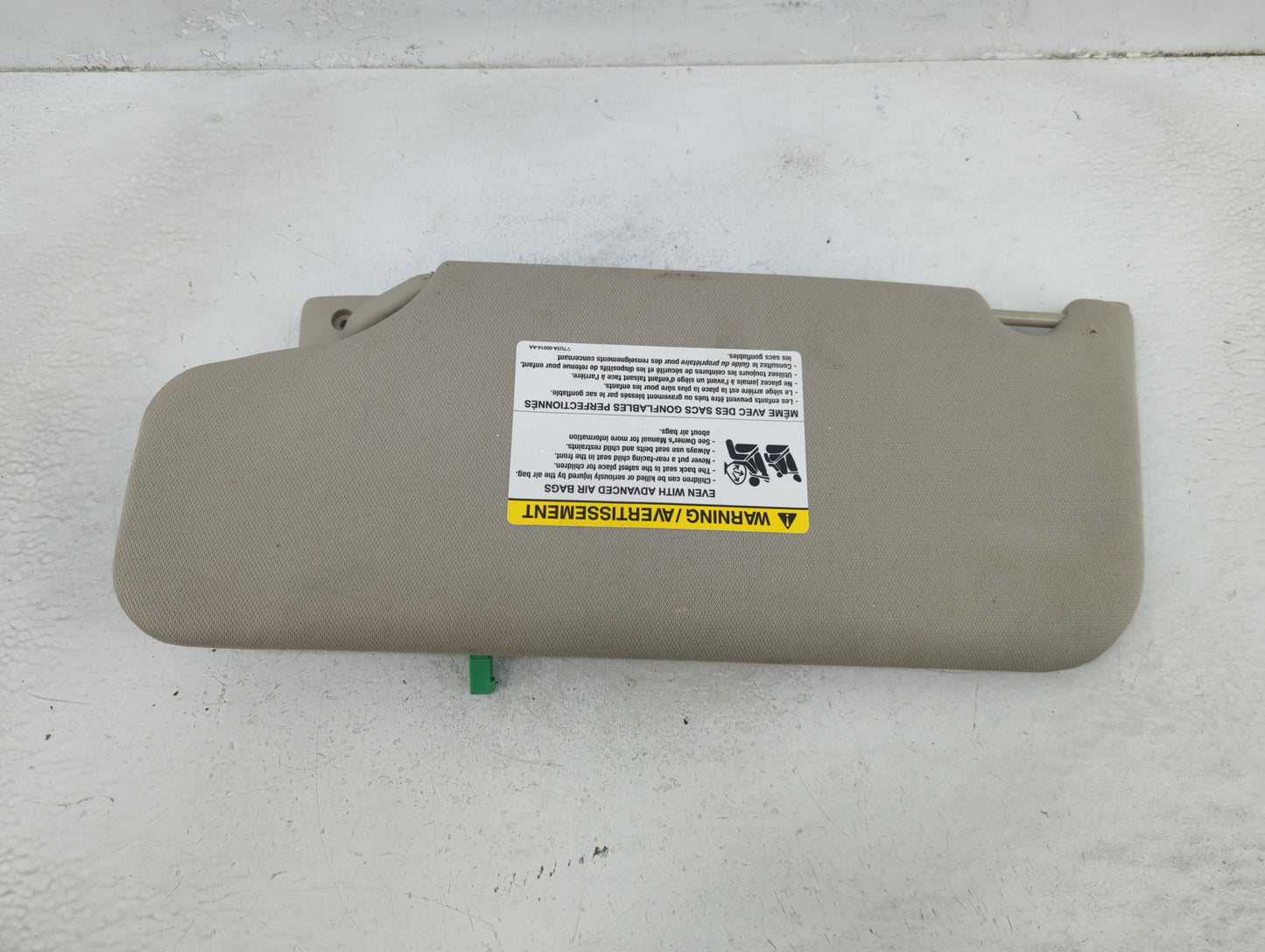 2007-2010 Lincoln Mkx Sun Visor Shade Replacement Passenger Right Mirror Fits Fits 2007 2008 2009 2010 OEM Used Auto Parts -