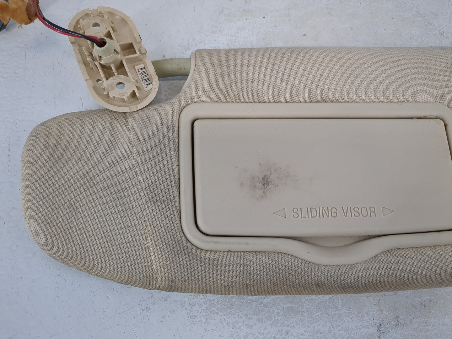 2007-2009 Lincoln Mkz Sun Visor Shade Replacement Driver Left Mirror Fits Fits 2006 2007 2008 2009 OEM Used Auto Parts - Oem