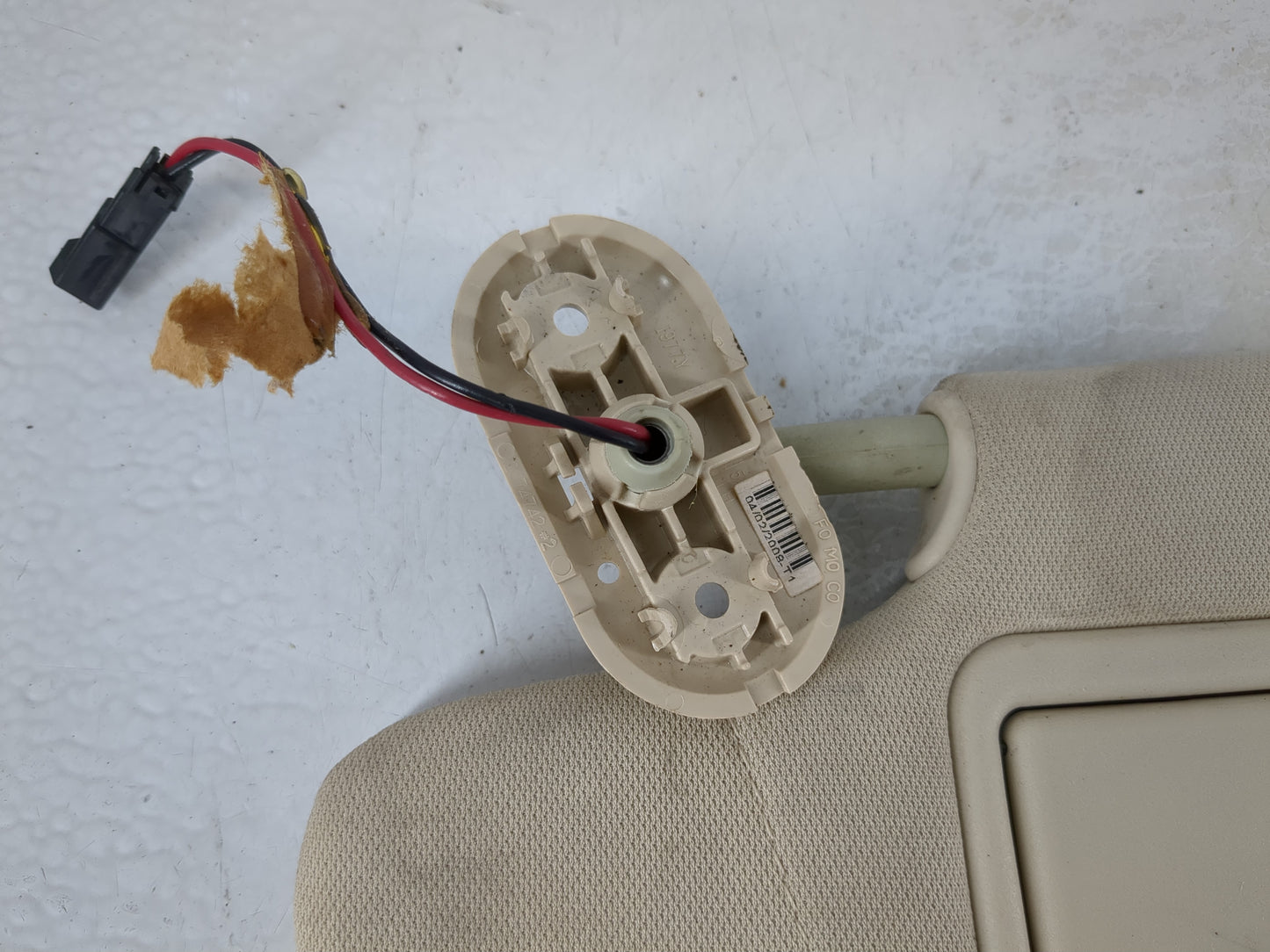 2007-2009 Lincoln Mkz Sun Visor Shade Replacement Driver Left Mirror Fits Fits 2006 2007 2008 2009 OEM Used Auto Parts - Oem