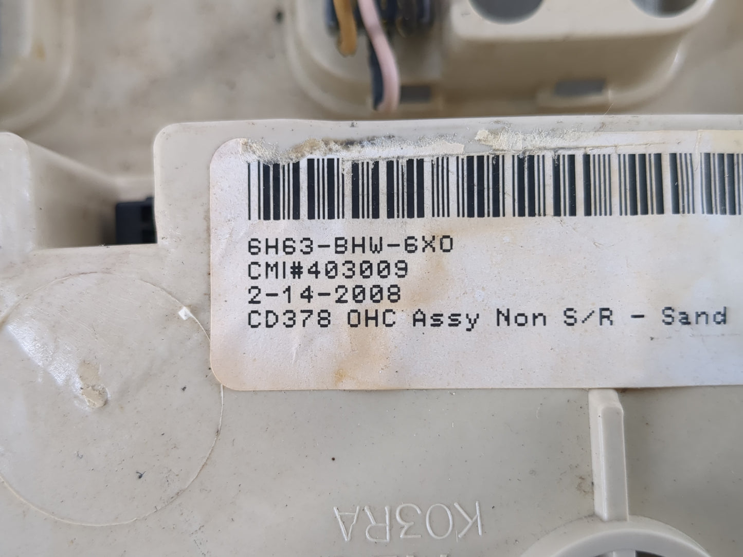 2007-2009 Lincoln Mkz Overhead Roof Console Interior Dome Light - Oemusedautoparts1.com