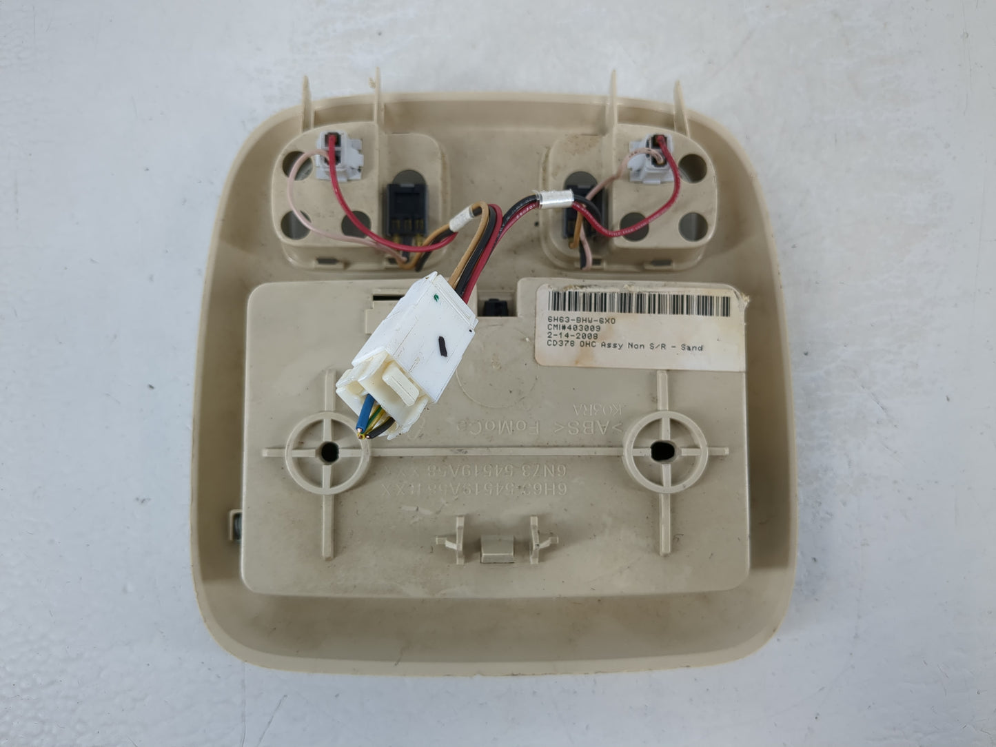 2007-2009 Lincoln Mkz Overhead Roof Console Interior Dome Light - Oemusedautoparts1.com
