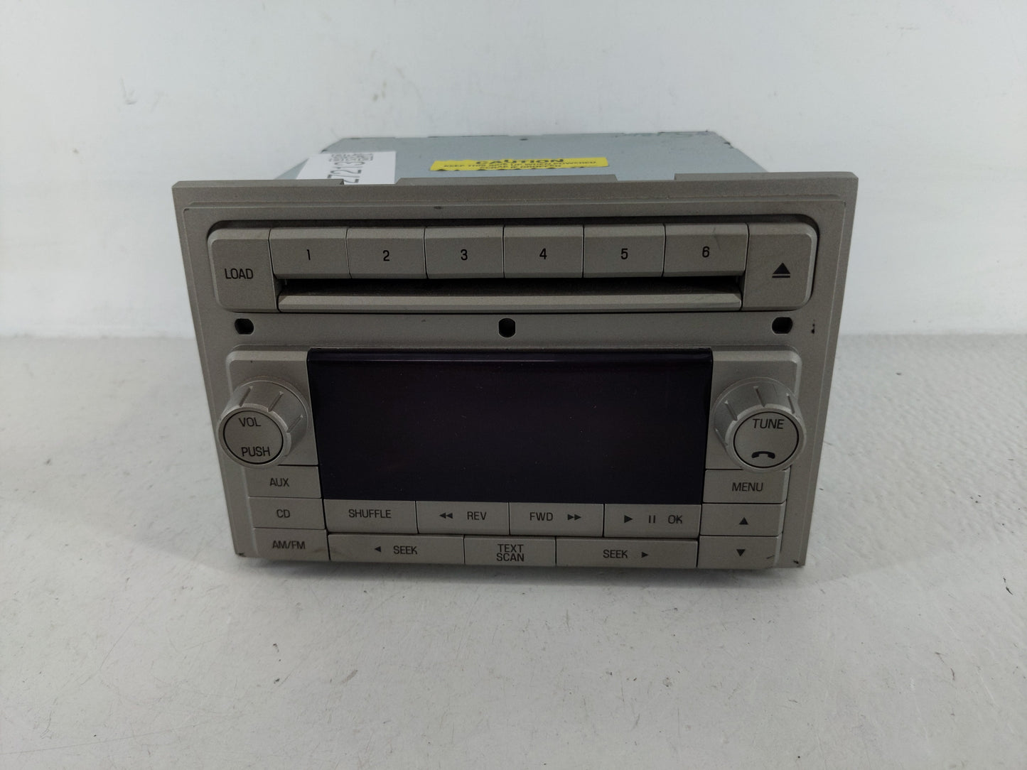 2008 Lincoln Mkz Radio AM FM Cd Player Receiver Replacement P/N:8H6T-18C815-AD Fits OEM Used Auto Parts - Oemusedautoparts1.