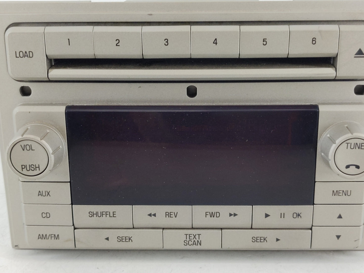 2008 Lincoln Mkz Radio AM FM Cd Player Receiver Replacement P/N:8H6T-18C815-AD Fits OEM Used Auto Parts - Oemusedautoparts1.