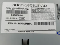 2008 Lincoln Mkz Radio AM FM Cd Player Receiver Replacement P/N:8H6T-18C815-AD Fits OEM Used Auto Parts - Oemusedautoparts1.