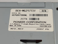 2008 Lincoln Mkz Radio AM FM Cd Player Receiver Replacement P/N:DEH-MG2177ZF Fits OEM Used Auto Parts - Oemusedautoparts1.co