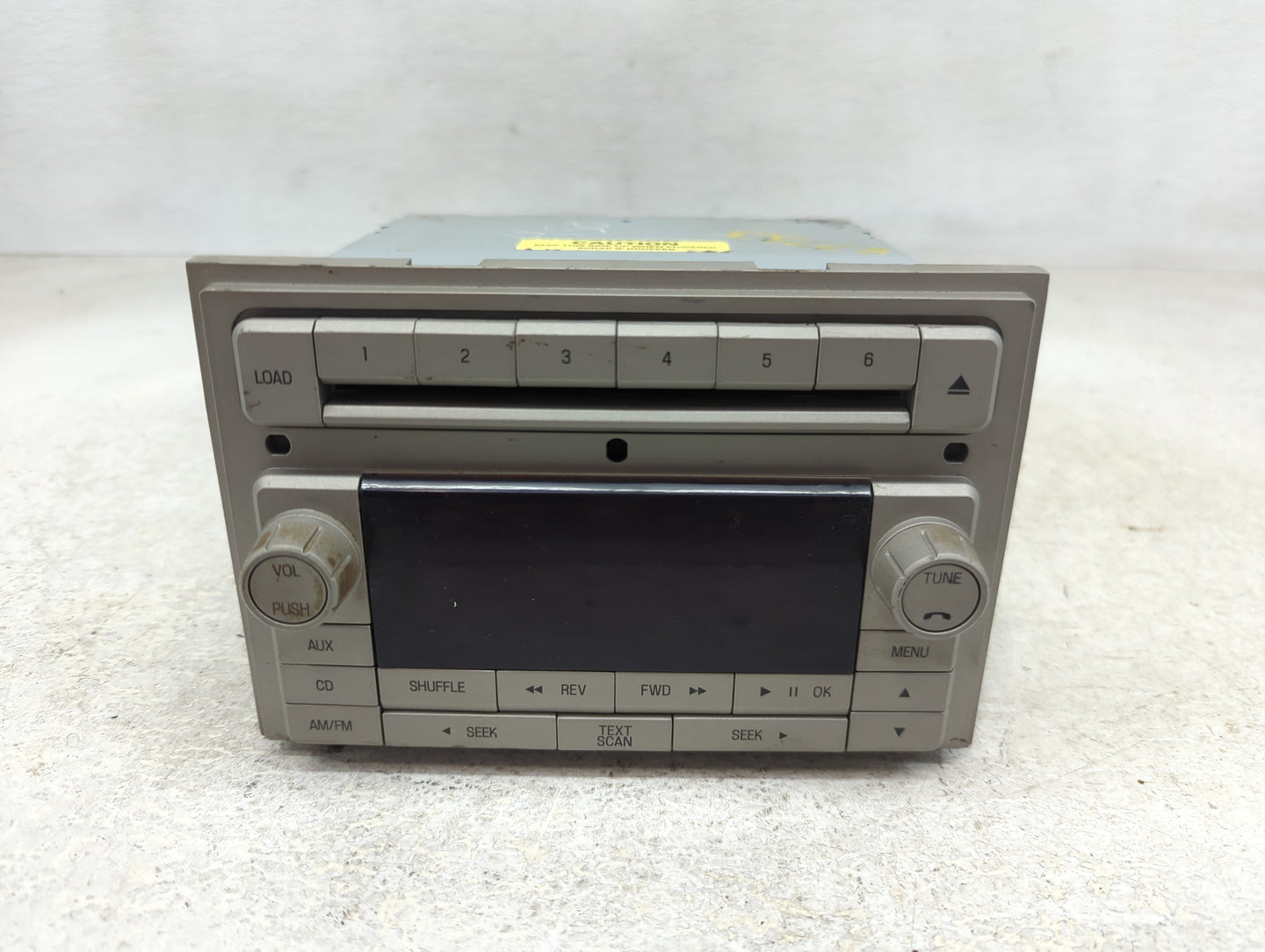 2008 Lincoln Mkz Radio AM FM Cd Player Receiver Replacement P/N:8H6T-18C815-AD Fits OEM Used Auto Parts - Oemusedautoparts1.