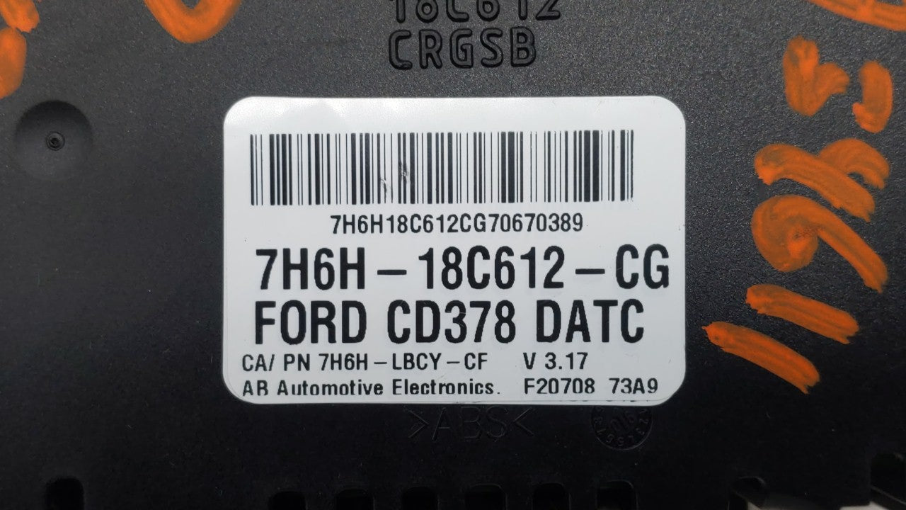 2007-2009 Lincoln Mkz Climate Control Module Temperature AC/Heater Replacement P/N:8H6H-18C612-CA 7H6H-18C612-CF Fits OEM Us