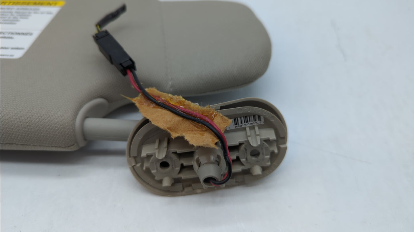 2007-2009 Lincoln Mkz Sun Visor Shade Replacement Passenger Right Mirror Fits Fits 2006 2007 2008 2009 OEM Used Auto Parts -