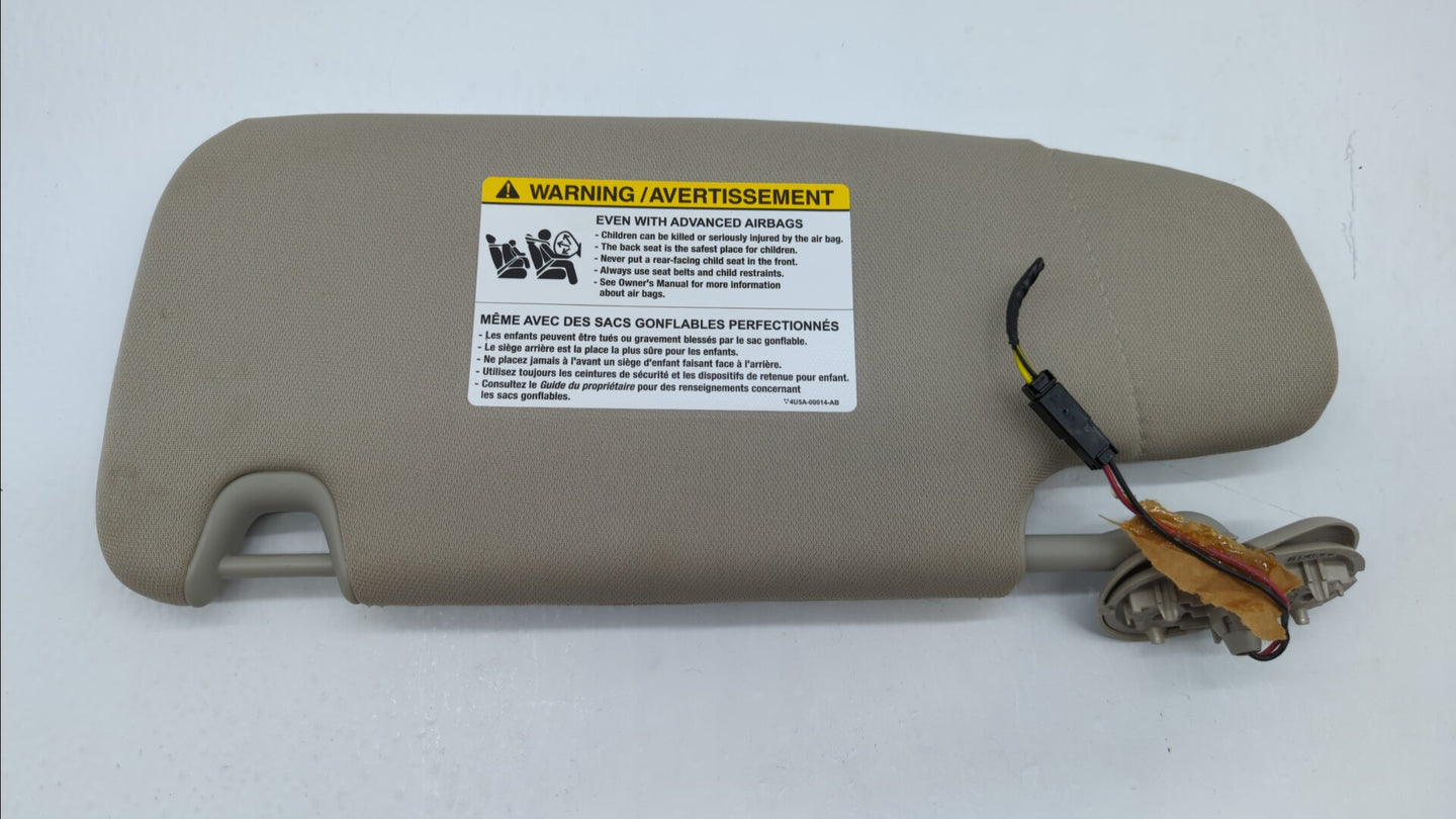 2007-2009 Lincoln Mkz Sun Visor Shade Replacement Passenger Right Mirror Fits Fits 2006 2007 2008 2009 OEM Used Auto Parts -