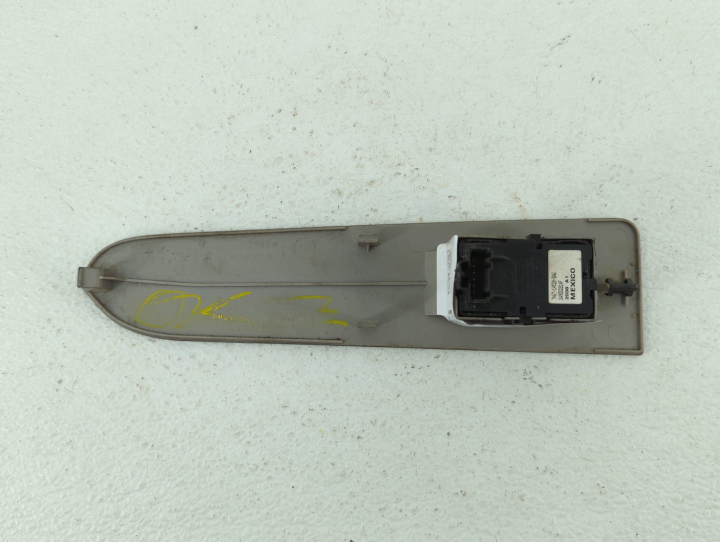 2008 Lincoln Mkz Passenger Right Power Window Switch 7h6t-14529-baw - Oemusedautoparts1.com