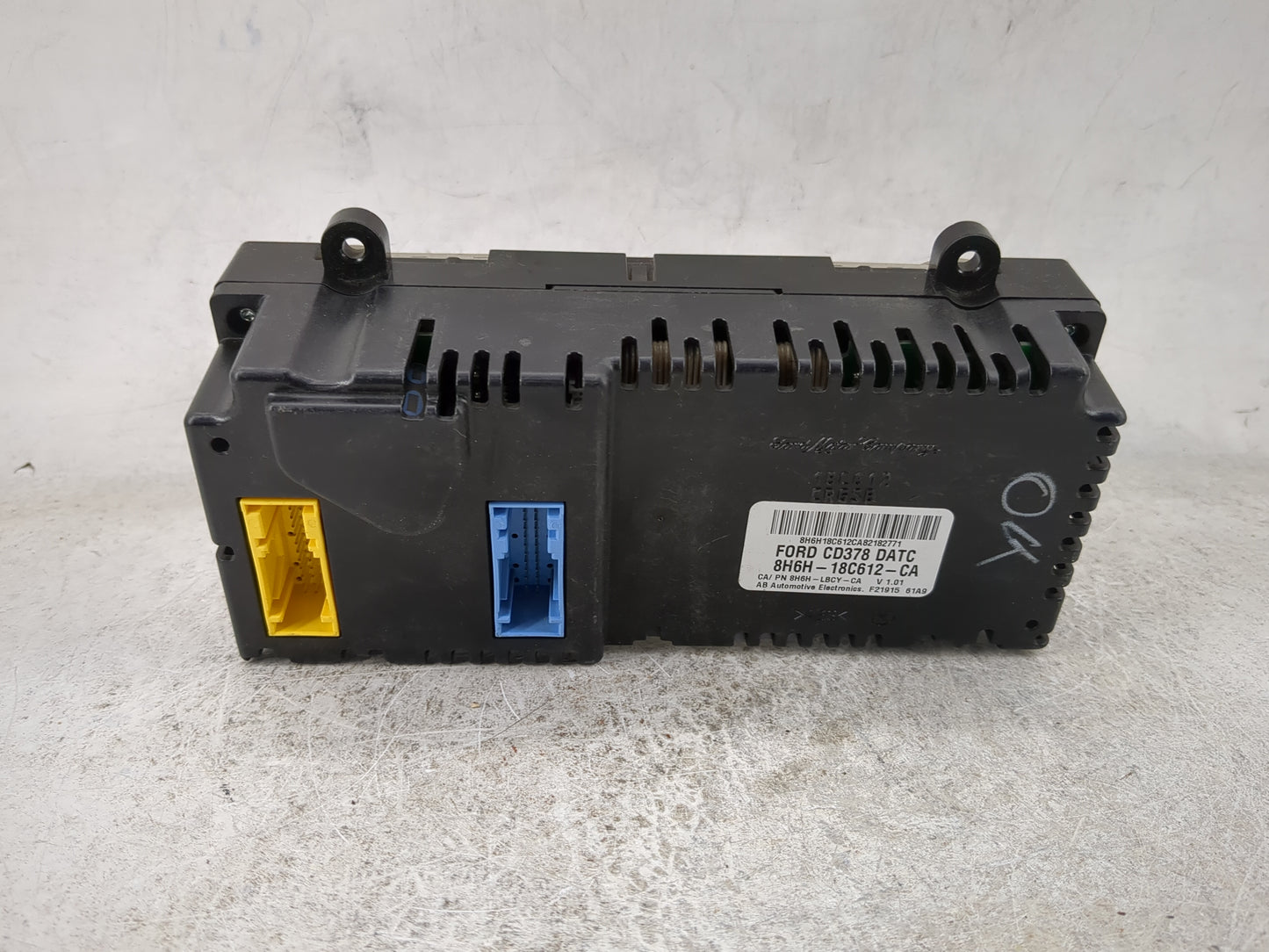 2007-2009 Lincoln Mkz Climate Control Module Temperature AC/Heater Replacement P/N:8H6H-18C612-CA 8H6H-LBCY-CA Fits OEM Used