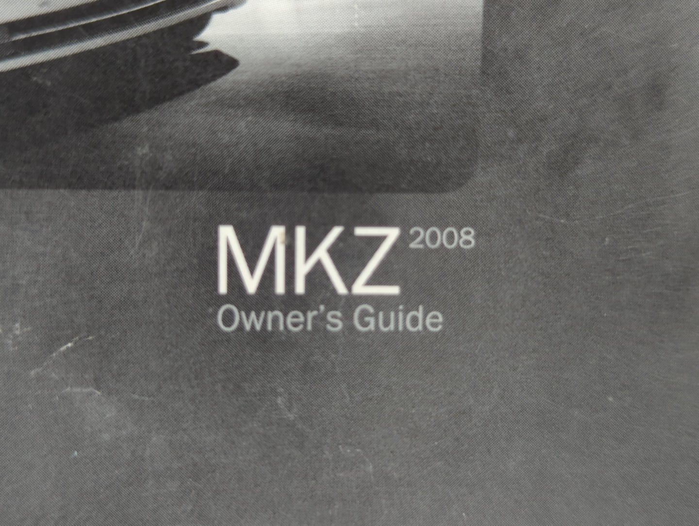 2008 Lincoln Mkz Owners Manual Book Guide OEM Used Auto Parts - Oemusedautoparts1.com